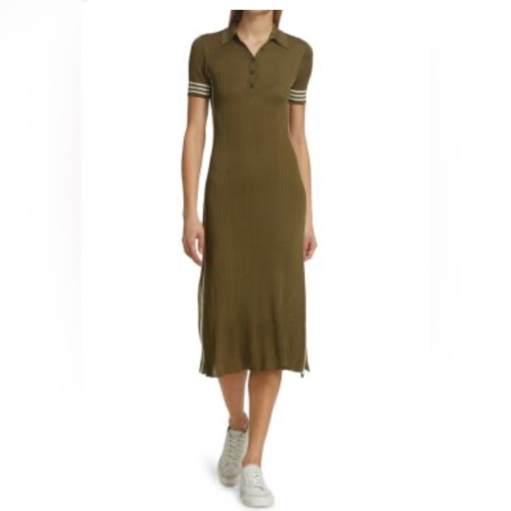 Rag & Bone Olive Green Polo Dress